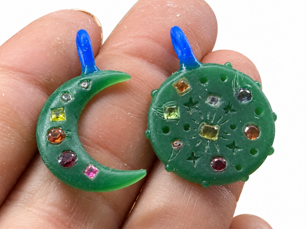 (Dec 5-6) Cast-in-Place Gemstone Charm ~ 2-day Wax Carving & Casting Class